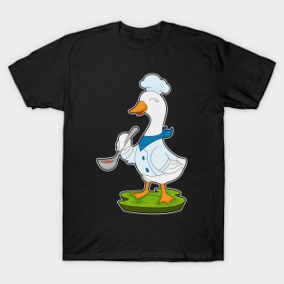 Duck Chef Cooking spoon T-Shirt